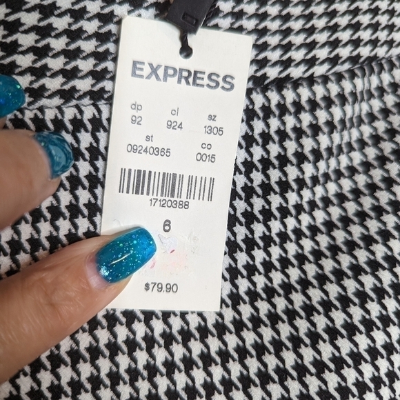 Express Cropped Houndstooth Pants - Picture 11 of 12